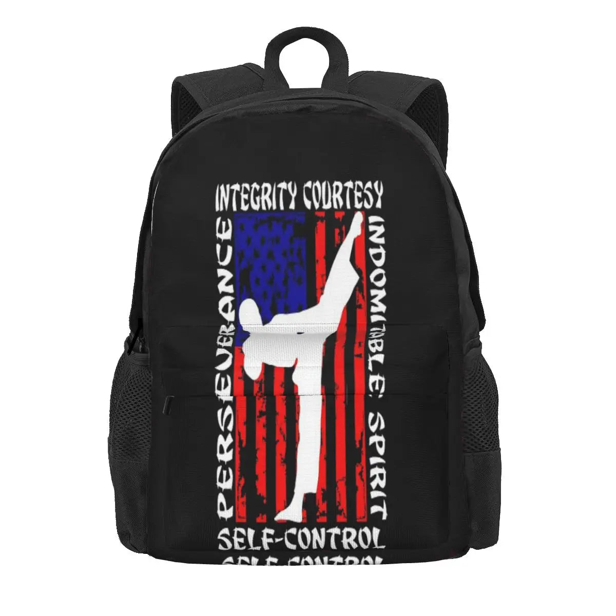 Taekwondo 5 Tenets Backpacks Men's & Women's Bags