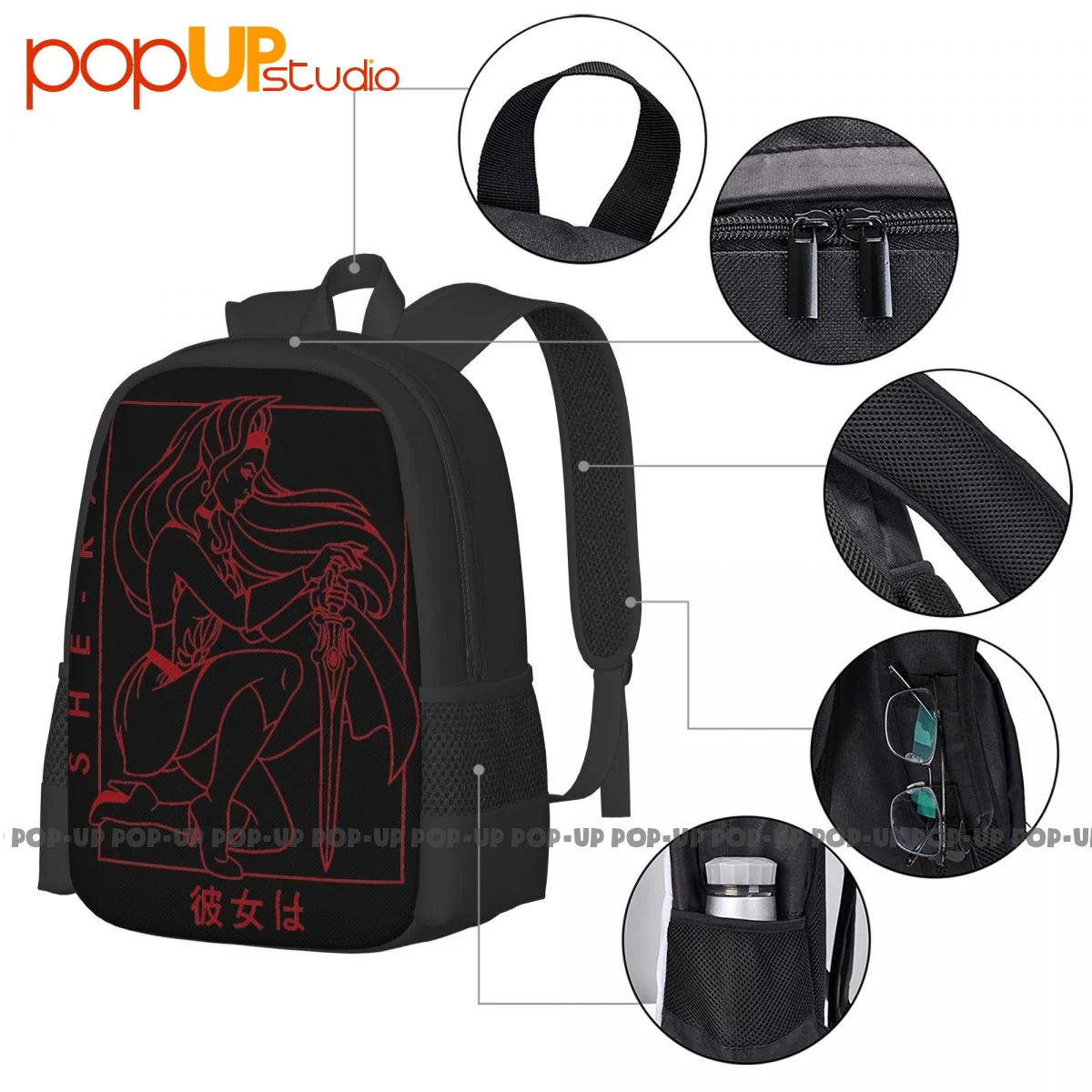 She-Ra Kanji-Ra Japanese Princess Of Power Backpack Hot