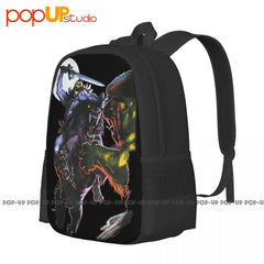 Skeletor Riding Panthor Cartoon Backpack Large Capacity