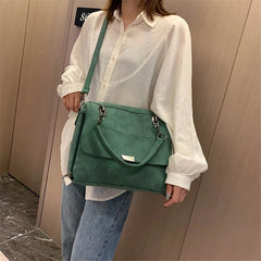 Matte Ladies Handbag Scrub Women's Shoulder Crossbody Bag Large Capacity