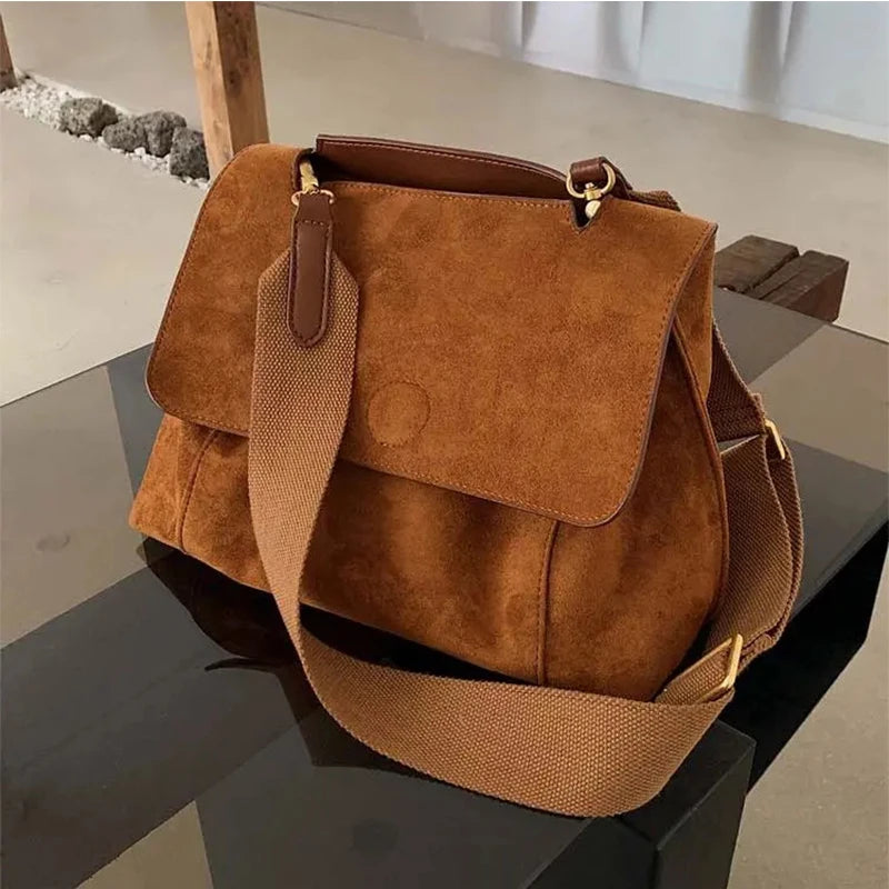 Vintage PU Leather Shoulder Crossbody Bag for Women