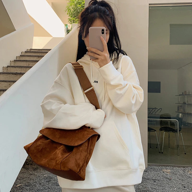 Vintage PU Leather Shoulder Crossbody Bag for Women