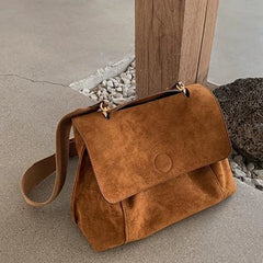 Vintage PU Leather Shoulder Crossbody Bag for Women