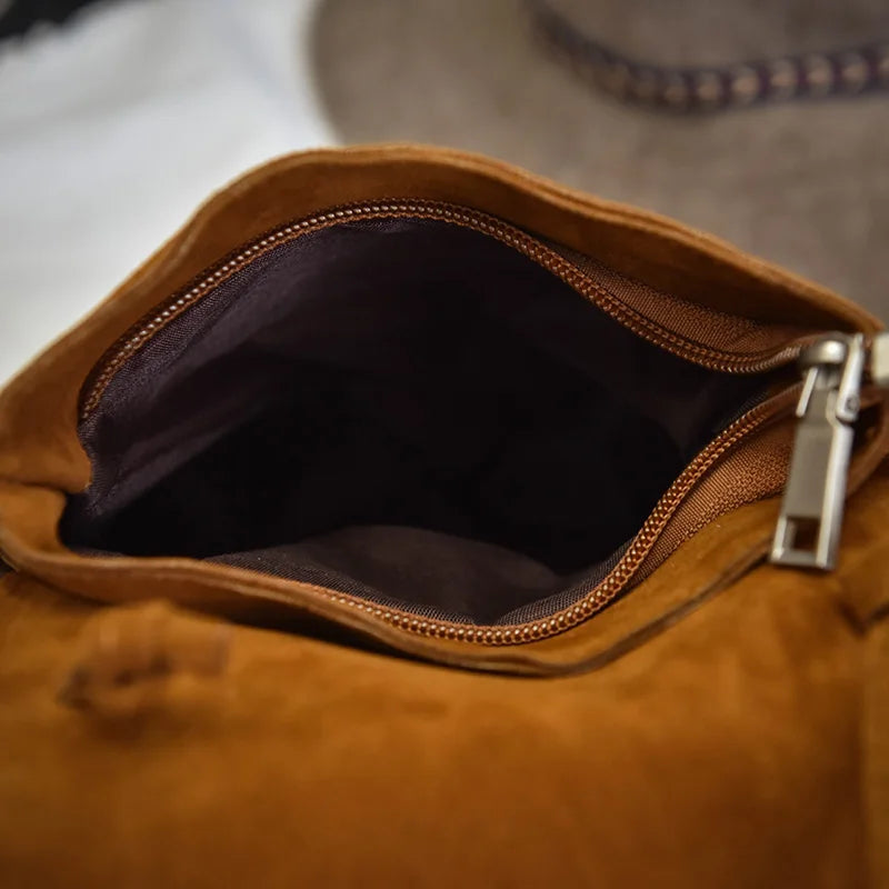 Tassel Crossbody Bag Women Shoulder Bag Feather Messenger Bag