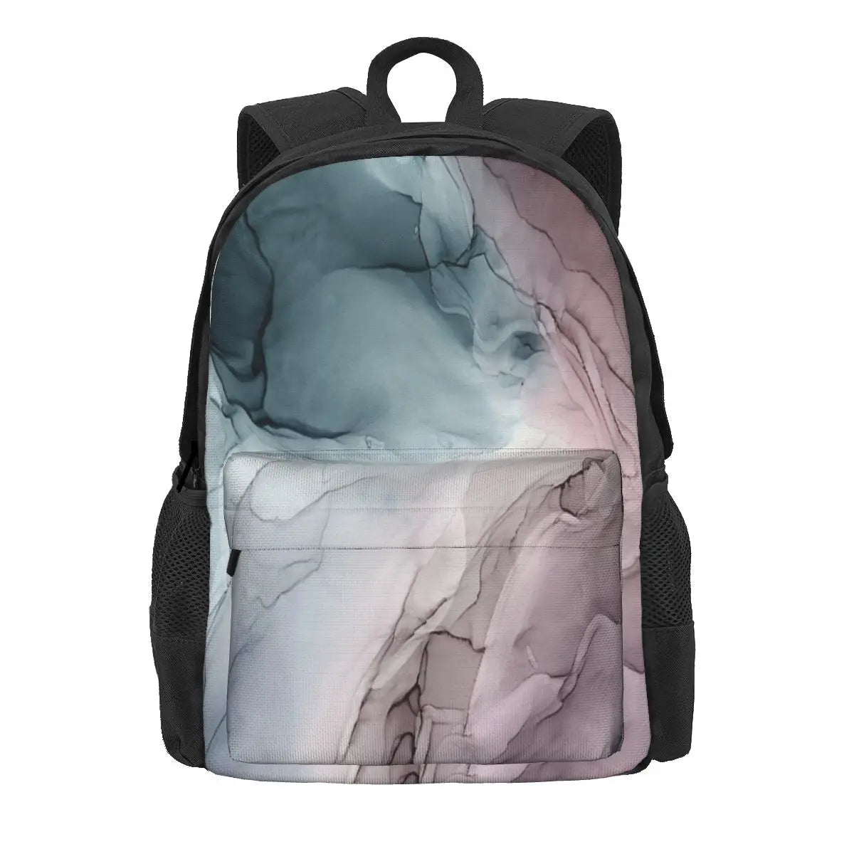 Mauve Blush & Stormy Backpacks Men's Women's Kpop Youth Bags
