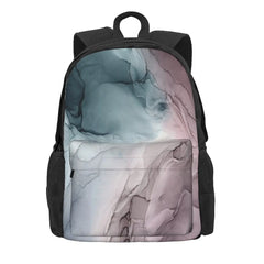 Mauve Blush & Stormy Backpacks Men's Women's Kpop Youth Bags
