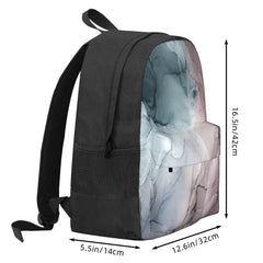 Mauve Blush & Stormy Backpacks Men's Women's Kpop Youth Bags
