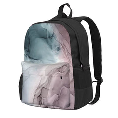 Mauve Blush & Stormy Backpacks Men's Women's Kpop Youth Bags
