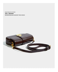 Maxdutti Shoulder Bag Vintage Buttons Square Bag