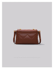 Maxdutti French Retro Shoulder Bag Chain Leather Single