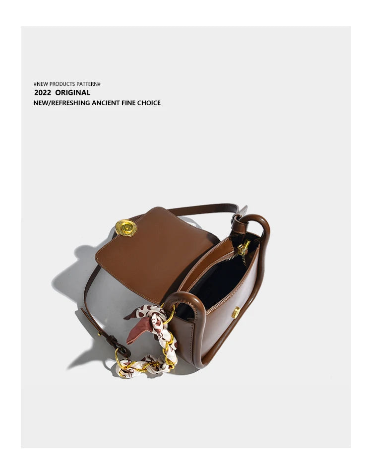 Maxdutti Ins Blogger Casual Single Shoulder Bag Women Vintage