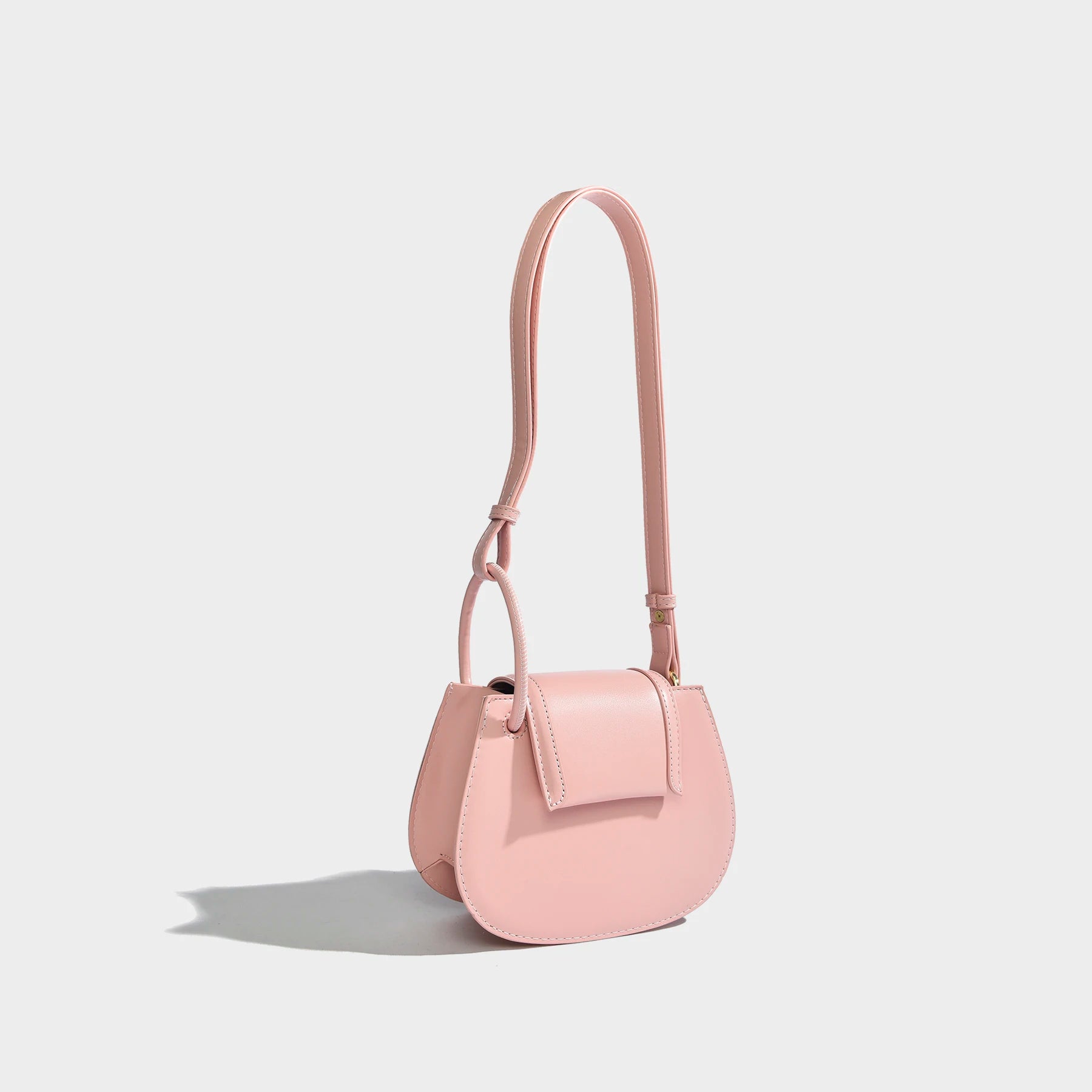 Maxdutti Leather Messenger Bag Women Candy Color