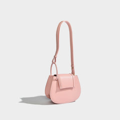 Maxdutti Leather Messenger Bag Women Candy Color