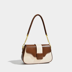 Maxdutti Messenger Bag Women Ins Blogger Vintage Contrast Chain Small Square Bag