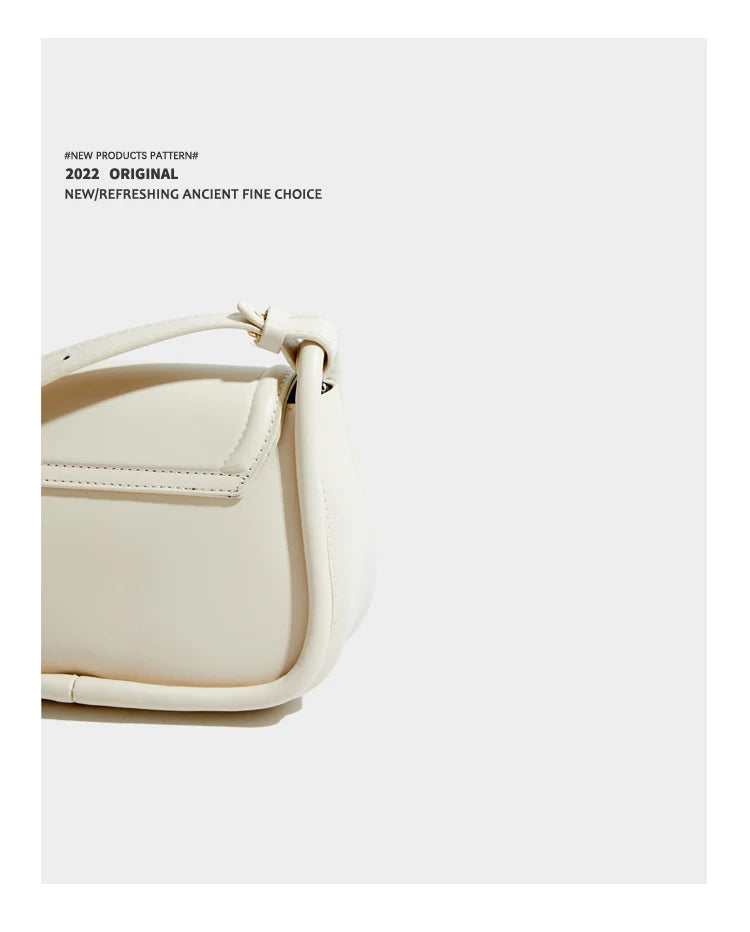 Maxdutti Solid Leather Women's Armpit Bag