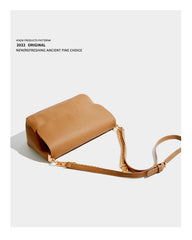 Maxutti Vintage Single Shoulder Square Bag Women Ins Blogger Casual Leather Bag