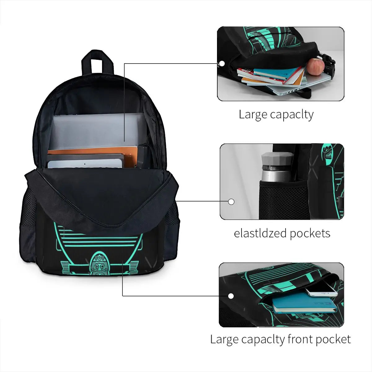 Mayan Emblem Backpacks Men's Backpacks Bags For Women Men