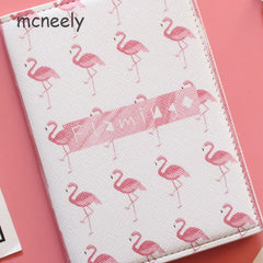 Flamingo Passport Cover Travel Holder Girls Case