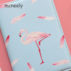 Flamingo Passport Cover Travel Holder Girls Case