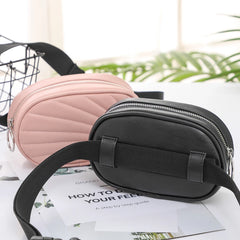 Medada Waist Bag Women PU Leather Fanny Pack Bags For Women