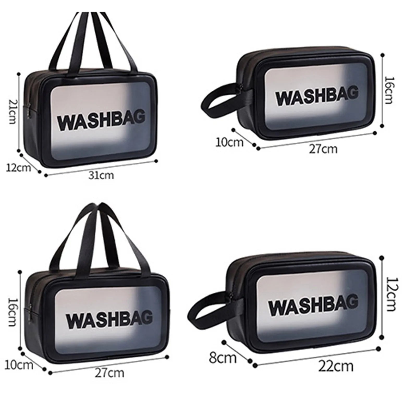 Functional Clear Tote Bags 12x6x12 Handbags for Women Backpack Tote