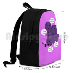 Blush Pink Outdoor Hiking Backpack Climbing Bag