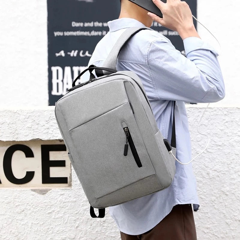 15.6' Waterproof Laptop Backpack USB Charge School Bag Anti Theft Rucksack
