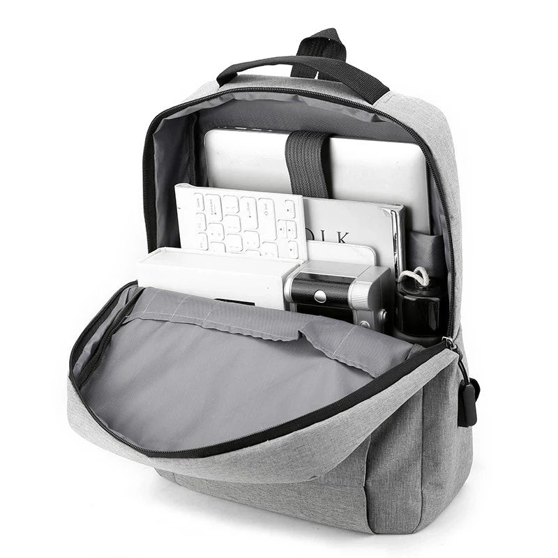 15.6' Waterproof Laptop Backpack USB Charge School Bag Anti Theft Rucksack