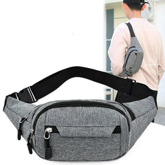 Men Women Waist Bag Sports Multi-functional Large Mobile Phone Bag