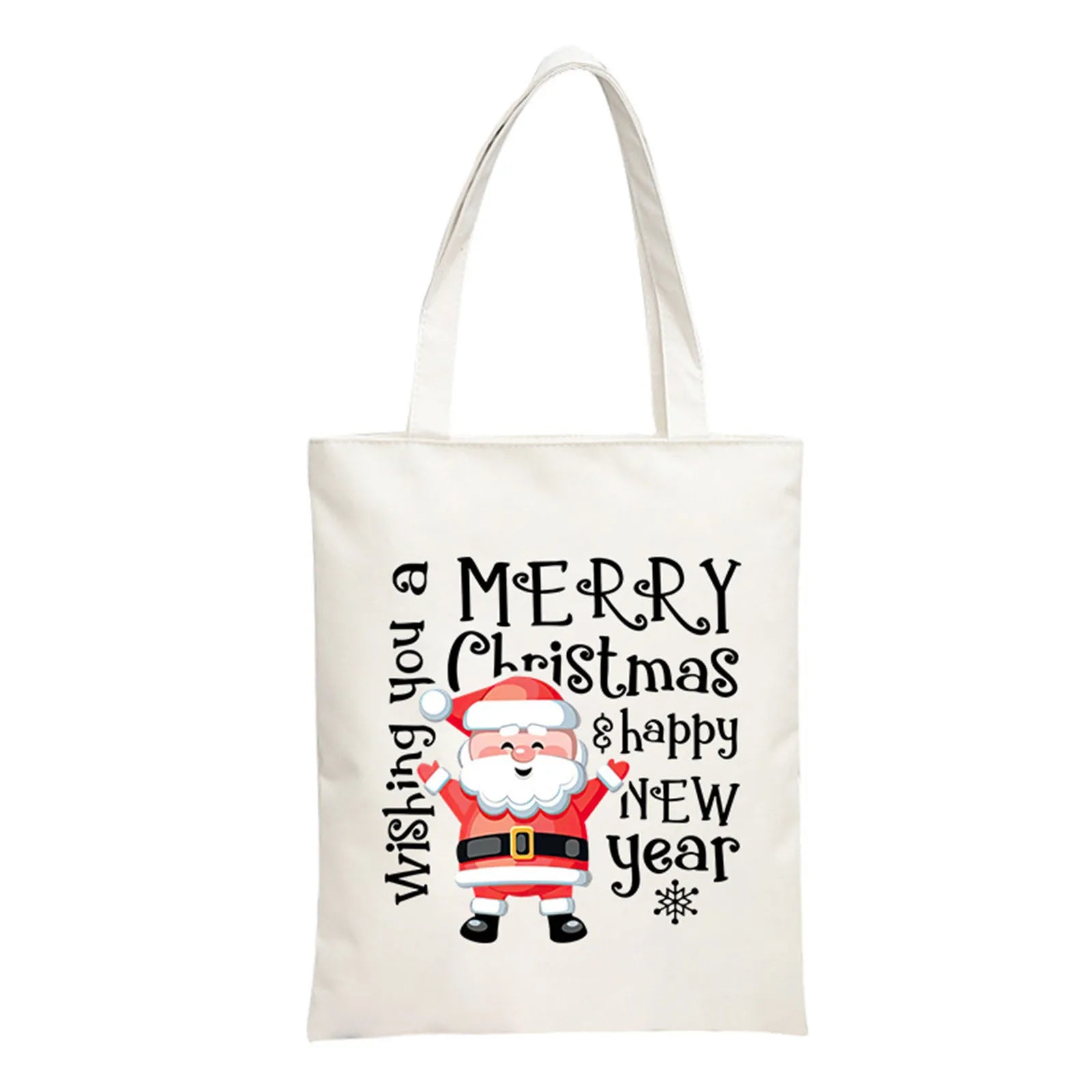 Christmas Printed Insulated Lunch Bag with Strap