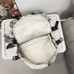 Student Bookbag Graffiti Travel Mochila Schoolbag Girls Laptop Rucksack