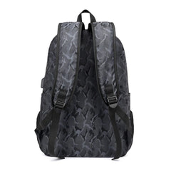 Men Backpack Casual Student College School Bags Oxford Rucksack For Laptop Large