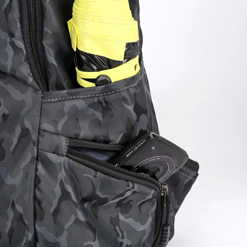 Men Backpack Casual Student College School Bags Oxford Rucksack For Laptop Large