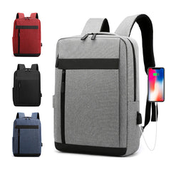 Men Backpack Waterproof Business Laptop USB Charging Bagpack