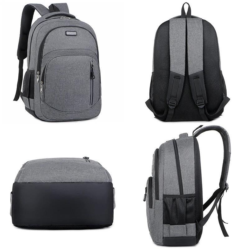 Men Backpack Travel Business Oxford Cloth Waterproof Rucksack Holds 15.6 Inches