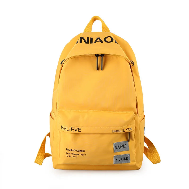 Men Women Schoolbags Teenager Laptop Backpack Travel Shoulder Bag