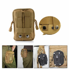 Men Belt Bag Molle Durable Waist Pack Sports Outdoor