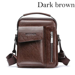 Men Briefcase Bag High Business Leather Shoulder Messenger Office Handbag