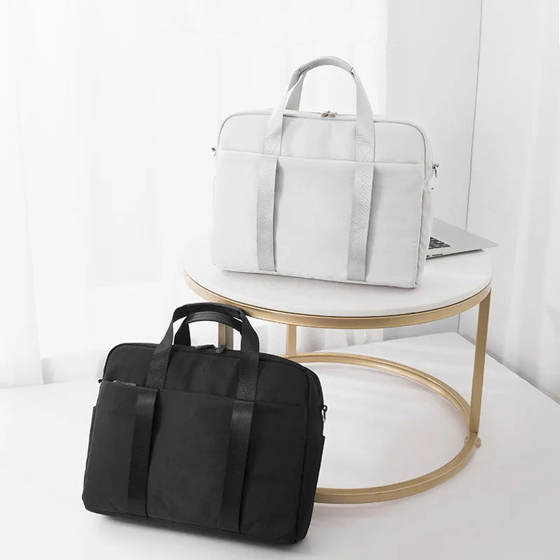 Men Women Briefcase 15.6 inch Laptop Shoulder Messenger Bag