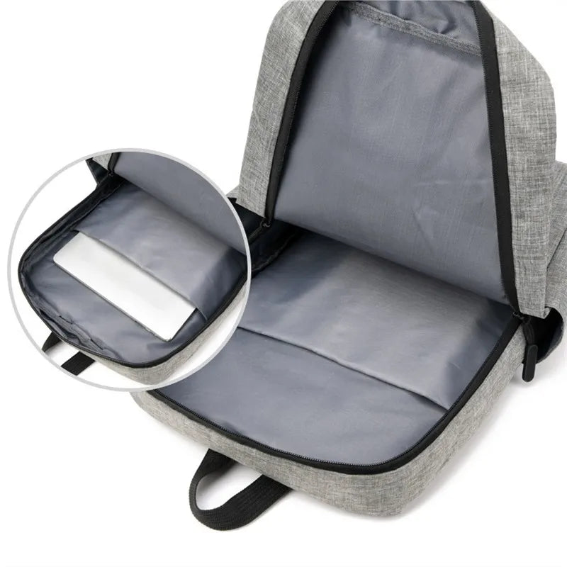 Men Business Backpack Large Capacity Lightweight Travel Sports Bag