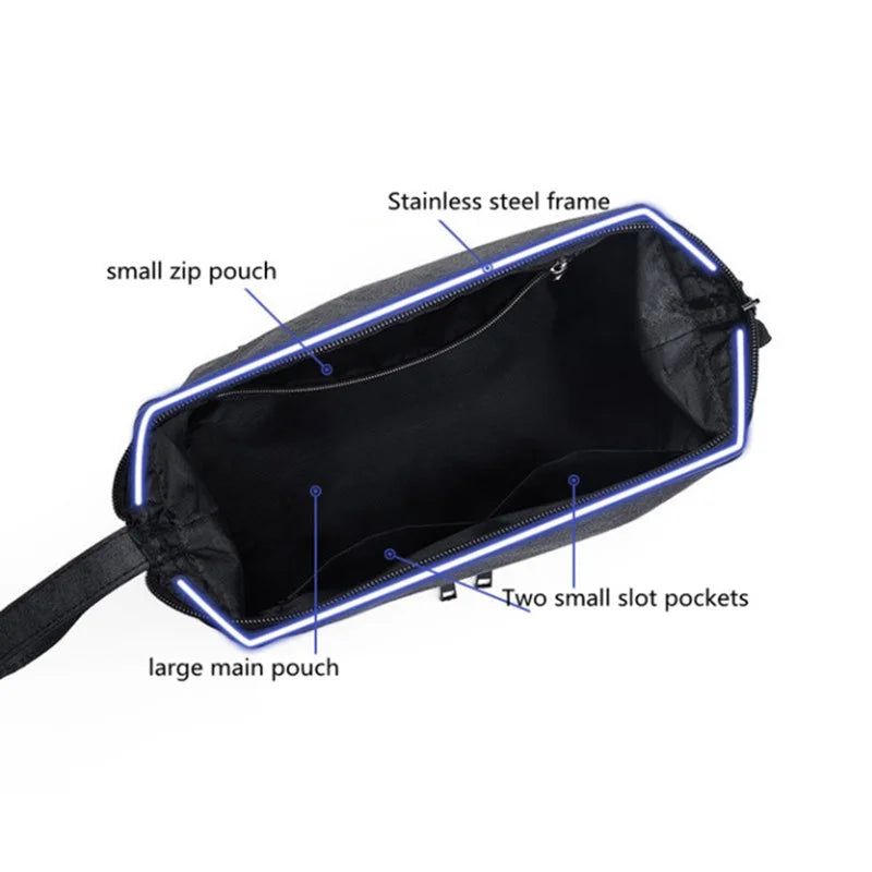 Men Business Double Layer Cosmetic Bag Wash bags Box Women Beauty