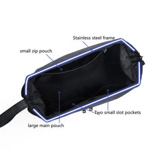Men Business Double Layer Cosmetic Bag Wash bags Box Women Beauty
