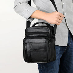 Men Business Office Briefcase Leather Handbag Laptop Tote