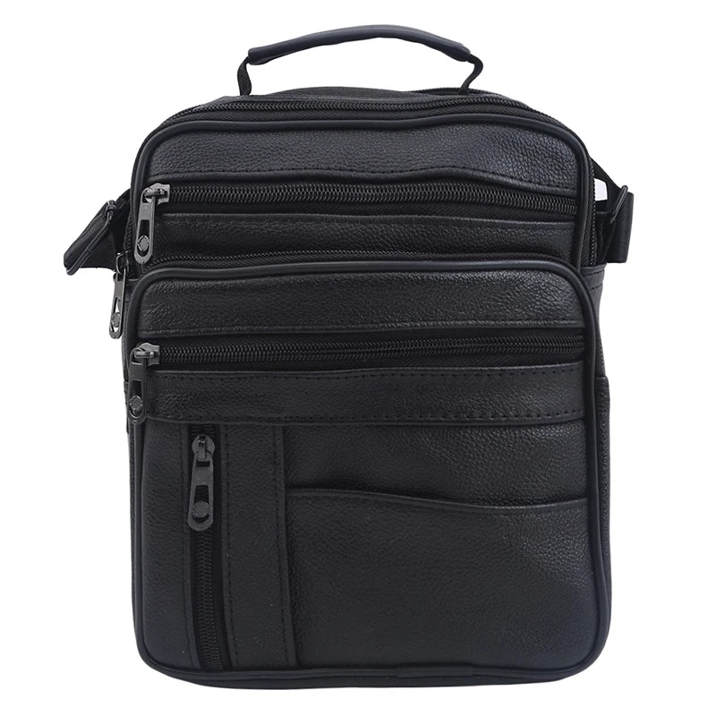 Men Business Office Briefcase Leather Handbag Laptop Tote