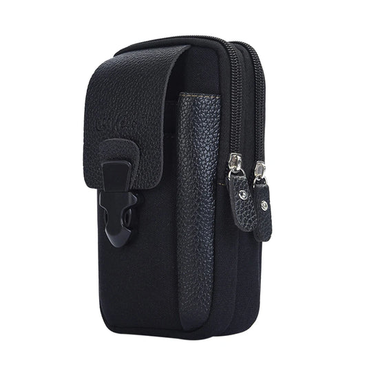 Canvas Business Waist Packs Men Casual Fanny Bag