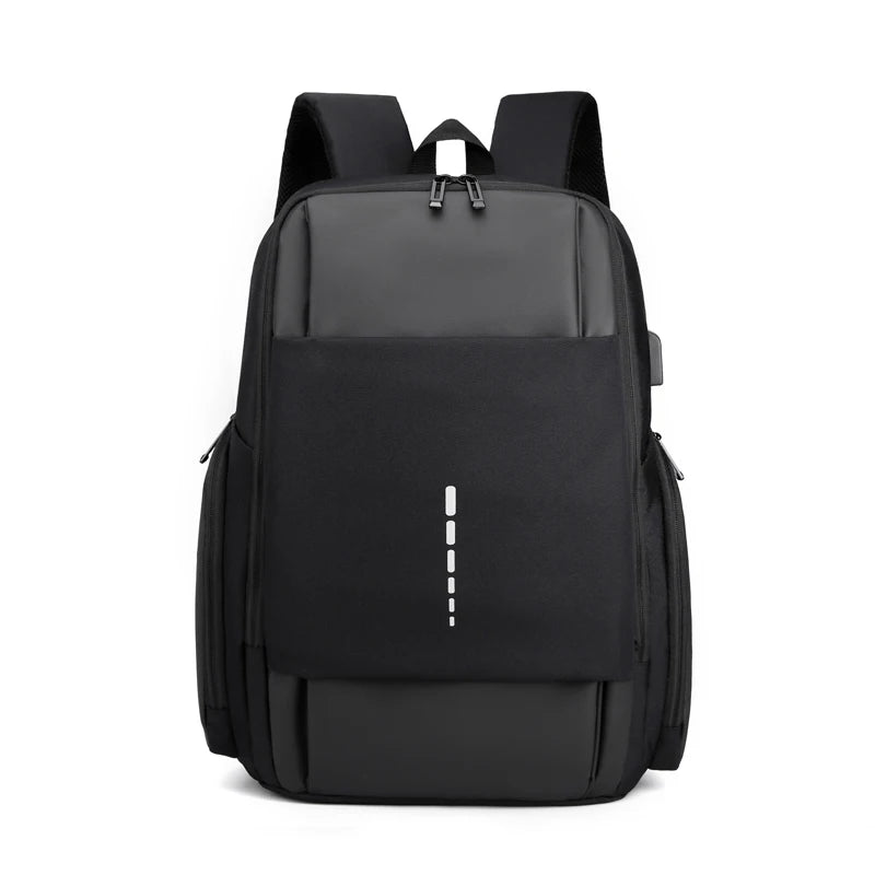 Men Business Waterproof Backpacks USB Charging 15.6 Laptop Travel Bags