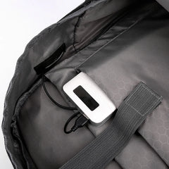 Men Business Waterproof Backpacks USB Charging 15.6 Laptop Travel Bags