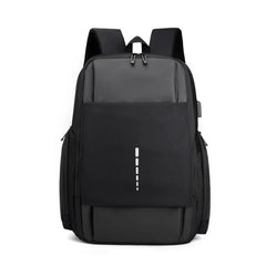 Men Business Waterproof Backpacks USB Charging 15.6 Laptop Travel Bags