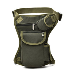 Canvas Drop Leg Bag Outdoor Waist Pack Belt Hip Bum Military Travel