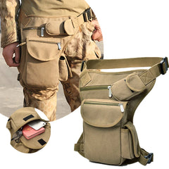 Canvas Drop Leg Bag Waist Casual Pack Belt Hip Bum Military Travel